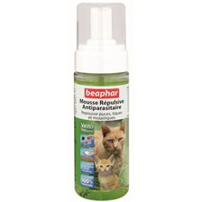 MOUSSE REPULSIVE ANTIPARASITAIRE CHAT & CHATON BEAPHAR VETONATURE