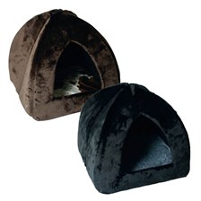 NICHE PLIABLE CHAT TEPEE SUEDINE