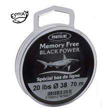 NYLON A BAS DE LIGNE POWERLINE MEMORY FREE BLACK POWER