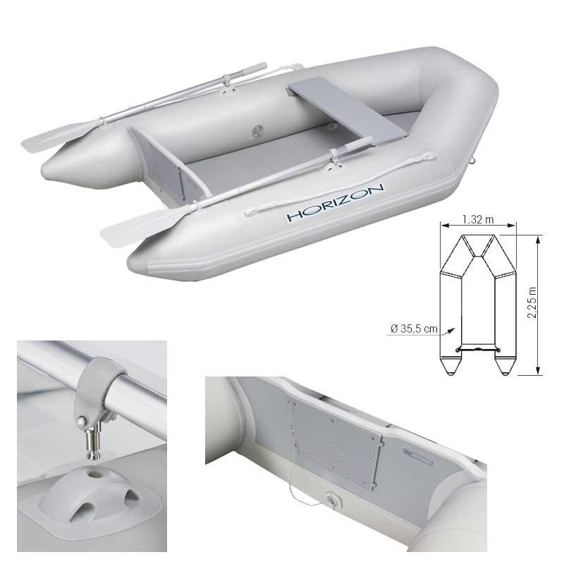 OPBLAASBARE BOOT PLASTIMO HORIZON GRIJS230B