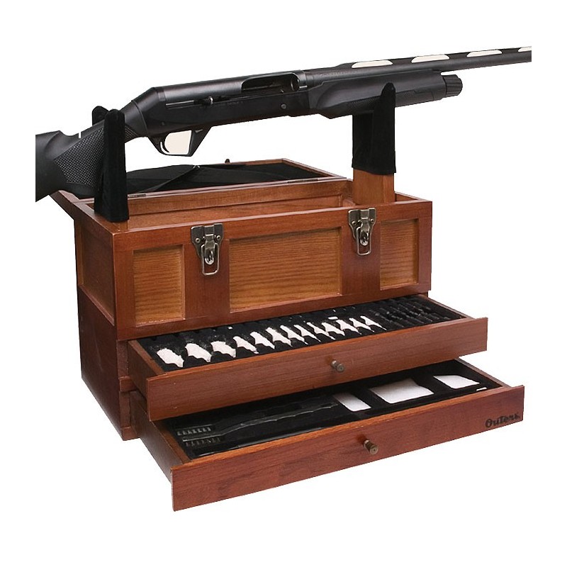 OUTERS 65-PC UNIVERSAL WOOD GUN MAINTENANCE CHEST