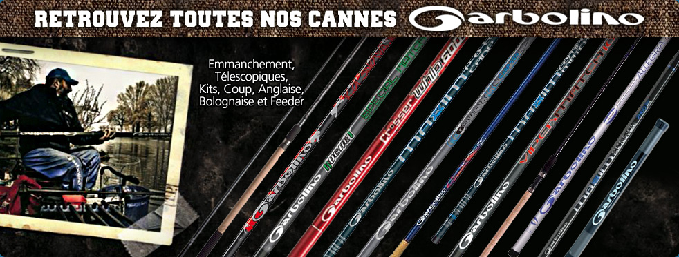 Retrouvez toutes nos Cannes Garbolino