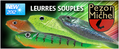 Nouveaux leurres souples Pezon Michel
