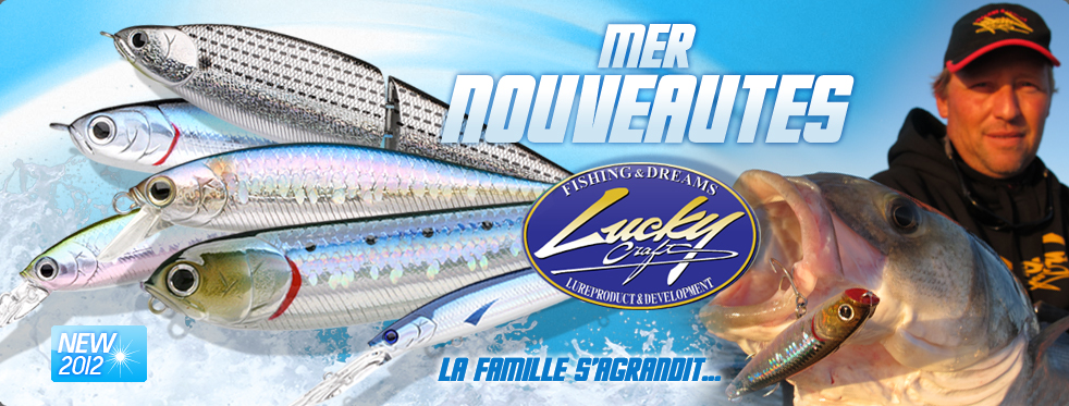 New Leurres LUCKY CRAFT Mer 2012