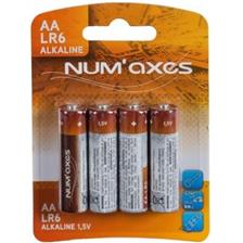 PACK 4 PILES LITHIUM NUMAXES LR6 AA SANS CONNECTIQUE