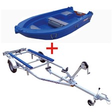 PACK BARQUE MER FUN YAK 370 + REMORQUE FIXE
