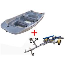 PACK BARQUE MER FUN YAK 450 + REMORQUE BASCULANTE