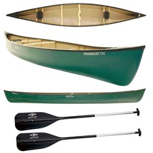 PACK CANOE OLD TOWN PENOBSCOT 174 + 2 PAGAIES ECONOMY