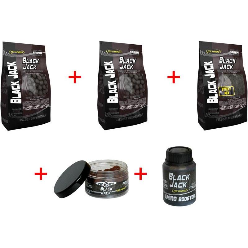 PACK CARP BAIT FUN FISHING BLACK JACK