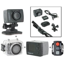 PACK COMPLET CAMERA VIDEO EMBARQUEE GEONAUTE G-EYE 720P + 3 ACCESSOIRES