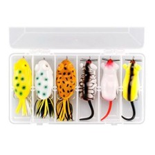 PACK LEURRES SOUPLES XPS GRENOUILLE ET SOURIS - PACK DE 6