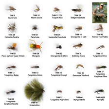 PACK MOUCHES EASYFLY  THIERRY MILLOT 48 MOUCHES "Eaux Vives"