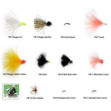 PACK MOUCHES RESERVOIR EASYFLY FABRICE MONNEL 22 MOUCHES