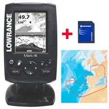 PACK SONDEUR / GPS MONOCHROME LOWRANCE MARK 4 SONDE TA + CARTE 46XG