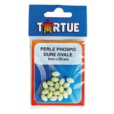 PERLE PHOSPHO OVALE TORTUE - PACK DE 20