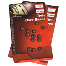 PERLE RONDE JRC TWIN BORE BEADS