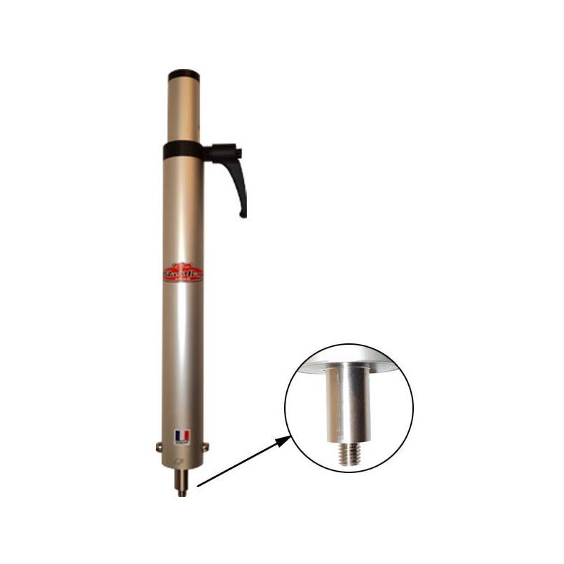PIED DE SIEGE INOX TELESCOPIQUE SUR TIGE/VIS PIKE'N BASS 