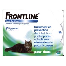 PIPETTE INSECTICIDE CHAT FRONTLINE SPOT