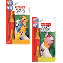 PIPETTES MULTI-VITAMINES OISEAUX BEAPHAR MULTI VIT COMPLEX - PACK DE 6