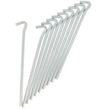 PIQUET TENTE ACIER QUECHUA 18CM - PACK DE 10