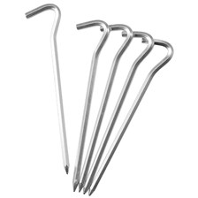 PIQUET TENTE ALU QUECHUA 18CM - PACK DE 5