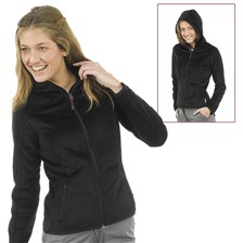 POLAIRE QUECHUA FORCLAZ 400 BIFACE FEMME NOIR