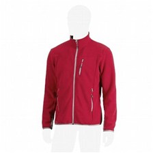 POLAIRE QUECHUA FORCLAZ 500 BIFACE HOMME ROUGE