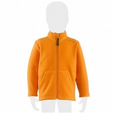 POLAIRE QUECHUA FORCLAZ 500 JUNIOR ORANGE