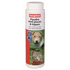 POUDRE ANTIPARASITAIRE CHIEN & CHAT BEAPHAR A LA TETRAMETHRINE