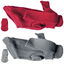 PULL TORSADE CHIEN MARTIN SELLIER