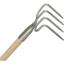RATEAU INOX SEANOX 4 DENTS RONDES