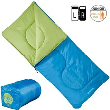 SAC DE COUCHAGE 20°C QUECHUA S20 JUNIOR BLEU/VERT