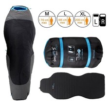 SAC DE COUCHAGE AVEC MATELAS 5°C QUECHUA SLEEPIN' BED ULTRALIGHT
