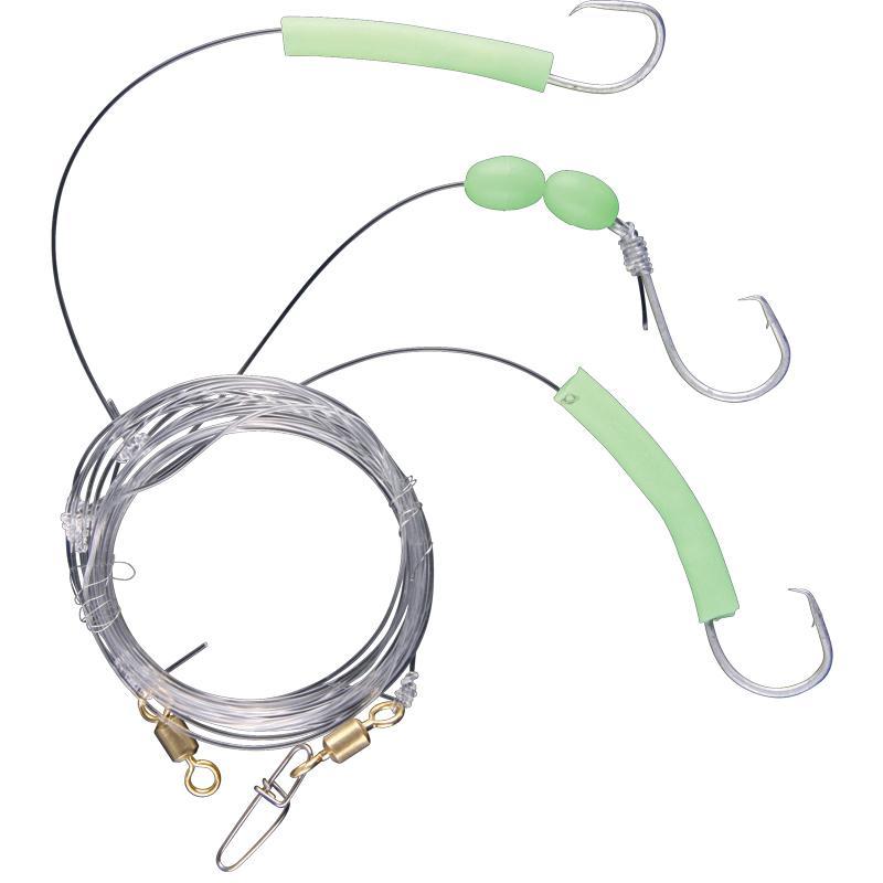 SALTWATER READYMADE RIG DAM STEELPOWER RED ROTBARSCH SPEZIAL NATUR