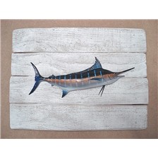 SCULPTURE DEMI-COQUE CAP VERT MARLIN BLEU