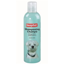 SHAMPOOING CHIEN BEAPHAR PELAGE BLANC A L'ALOE VERA