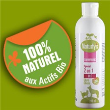 SHAMPOOING CHIEN/ CHAT NATURLY'S 2 EN 1
