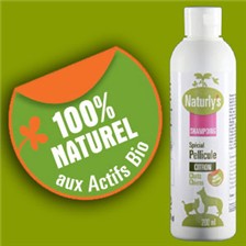 SHAMPOOING CHIEN/ CHAT NATURLY'S PELLICULE