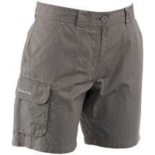 SHORT QUECHUA ARPENAZ 100 FEMME GRIS CLAIR