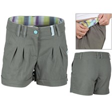 SHORT QUECHUA TECHTIL FILLE JUNIOR GRIS