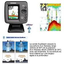 SONDEUR COULEUR HUMMINBIRD FF345C SONDE TA
