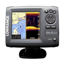 SONDEUR / GPS COULEUR LOWRANCE ELITE 5 DSI SONDE TA