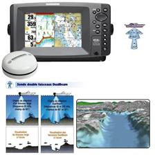 SONDEUR GPS / TRACEUR COULEUR HUMMINBIRD FF858 TRIFREQUENCE