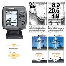 SONDEUR / GPS TRACEUR MONOCHROME HUMMINBIRD FF365i SONDE TA