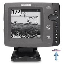 SONDEUR MONOCHROME HUMMINBIRD SQUALE 728 BIFREQUENCE