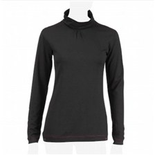 SOUS PULL QUECHUA TECHWOOL FEMME NOIR