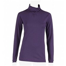 SOUS PULL QUECHUA TECHWOOL FEMME VIOLET