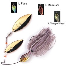 SPINNERBAIT MEGABASS V-3 BULLET SHAD MINI DOUBLE WILLOW