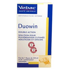 SPRAY INSECTICIDE CHIEN VIRBAC DUOWIN SPRAY