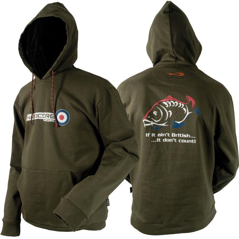SUDADERA HOMBRE TOTAL FISHING GEAR HARD CORE HOODY CAQUI